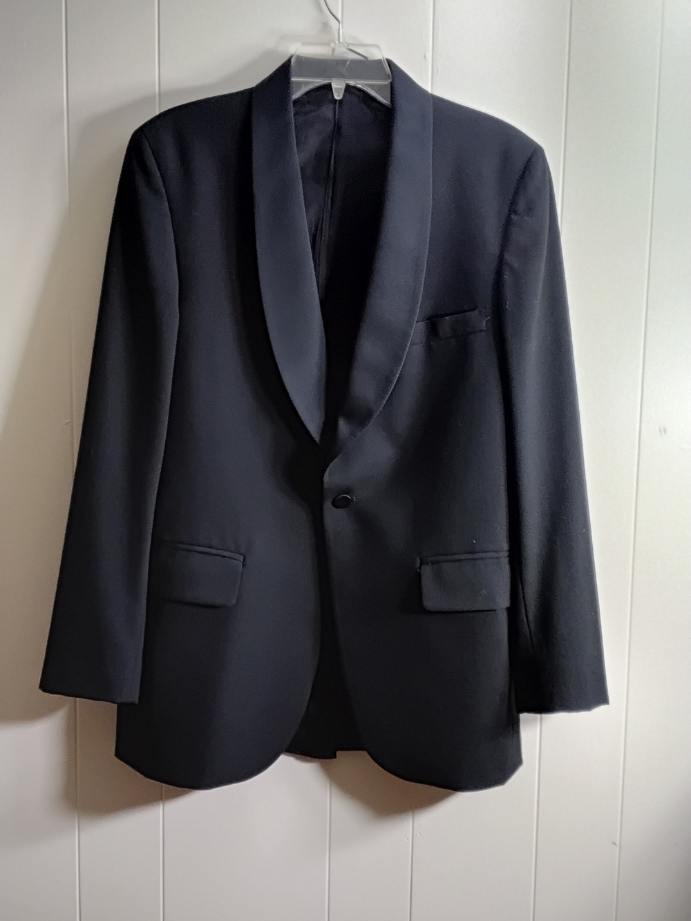 Jos. A. Bank Black Shawl Collar Tuxedo Suit - Picture 2 of 14